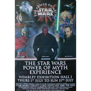  Star Wars Episode 1 the Power of Myth Giant Movie Poster 