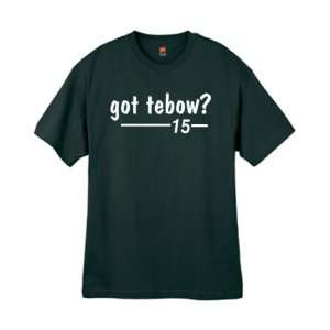  Mens Got Tebow ? Dark Green T Shirt Size Small Sports 