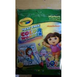  Dora Color Wonder Markers and Coloring Pad Toys & Games