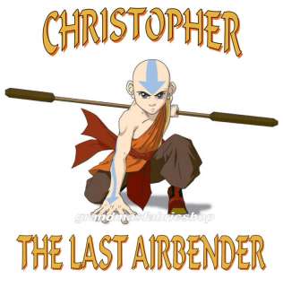 Personalized Avatar The Last Airbender Aang T Shirt  
