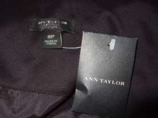ANN TAYLOR black shirtwaist dress w. POCKETS new 8P  