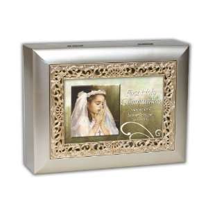  Holy Communion Music Box For Boy Plays How Great Thou Art 