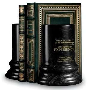  Successories Marble Column Bookends