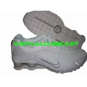  Nike R4 Shox Running Shoe White/Grey Mens Size 11 Sports 