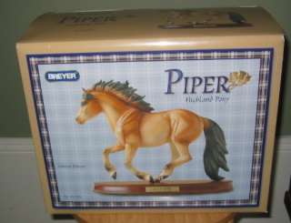 Breyer Piper Highland Pony Horse LTD ED Resin NIB  