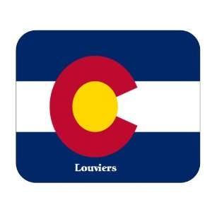  US State Flag   Louviers, Colorado (CO) Mouse Pad 