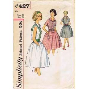   Pattern Shirtwaist Dress Size 14   Bust 34 Arts, Crafts & Sewing