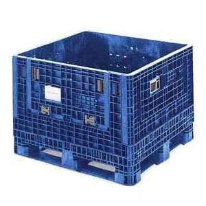   Bulk Shipping Container 48x40x34 1500 Lb Capacity Blue