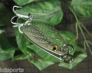   Custom Casting Flutter Spoon Lure 1/2oz 3 Pro Shad   Silver Lacquer
