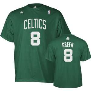 Jeff Green adidas Green Name and Number Boston Celtics T 