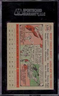 Gray Back Yankees SGC 10. This card appears VG, but was graded an SGC 