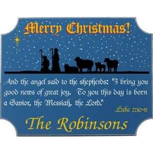  Personalized Merry Christmas Shepards Sign