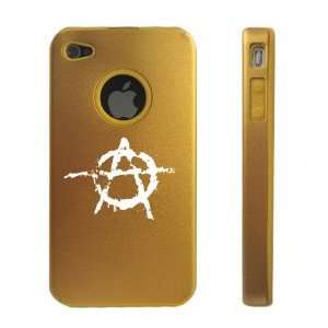   Aluminum & Silicone Case Anarchy Symbol Cell Phones & Accessories