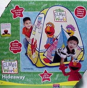 Playhut Sesame Street Elmos Elmos World Hideaway Pop Up Tent  