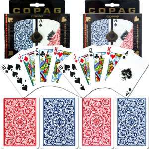   Bridge Regular Index   Blue/Red   Set of 2   Playing Cards Copag