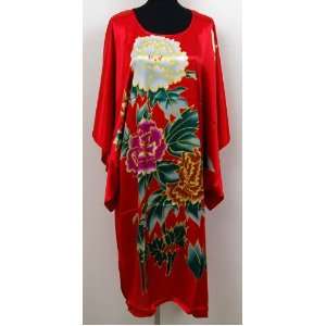 Shanghai Tone® Kimono Bath Robe Sleepwear Nightgown Red 