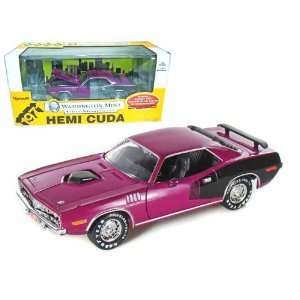  1971 Plymouth Hemi Cuda 1/24 Purple: Toys & Games
