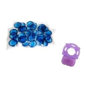 Blue Colored Premium Latex Condoms Lubricated 12 condoms Plus OMAZING 