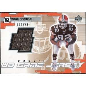   : 2000 Upper Deck Game Jersey Courtney Brown #CB: Sports Collectibles
