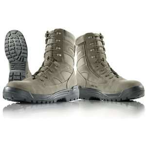   Wide Mens Signature Composite Toe Side Zip Combat Boots   Sage Green