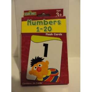 Sesame Street Flash Cards   Numbers 1   20 Everything 