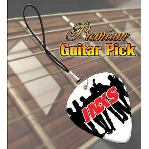 INXS Premium Guitar Pick Phone Charm Musical Instruments