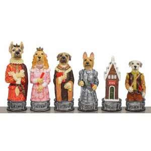  Dogs & Cats II Theme Chess Set Toys & Games