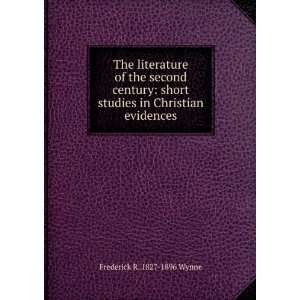   studies in Christian evidences Frederick R. 1827 1896 Wynne Books
