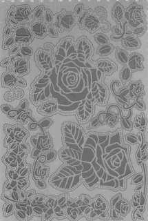 Roses Paper Piercing Template  