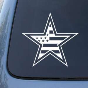  American Flag in Star   Car, Truck, Notebook, Vinyl Decal 