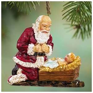  Kneeling Santa Ornament