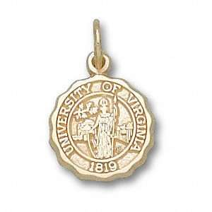   Cavaliers 14K Gold Official Seal 1/2 Pendant: Sports & Outdoors
