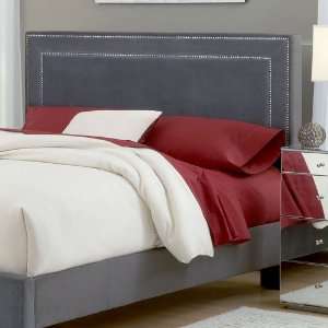  Hillsdale Amber Fabric Headboard   Pewter: Home & Kitchen