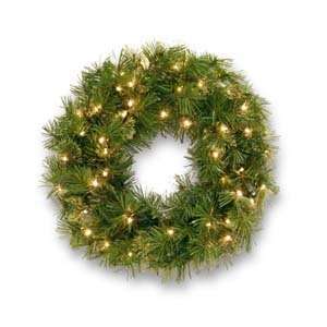  24 Wispy Willow Christmas Wreath: Home & Kitchen
