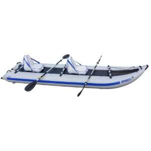  Sea Eagle 435PS 14ft Inflatable Catamaran Kayak Incl Seats 