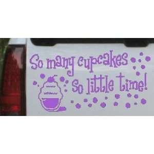  Purple 18in X 34.8in    So Many Cupcakes So Little Time 