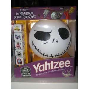    Disney Nightmare Before Christmas Yahtzee Game Jack: Toys & Games