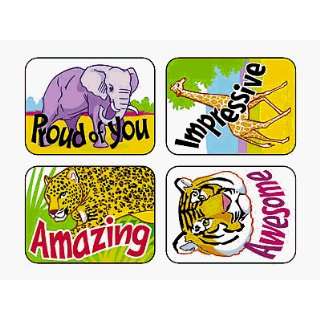  APPLAUSE STICKERS AWESOME ANIMALS Toys & Games