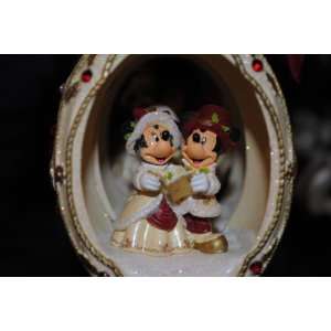  Disney Victorian Mickey Minnie Egg Holiday Ornament: Home 