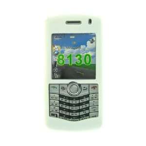  White Gel Silicone Skin Case For Blackberry Pearl 8130 
