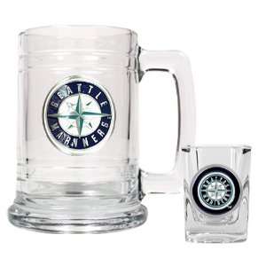  Seattle Mariners Beer Mug And Shot Glass Boilermaker Set 
