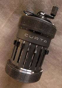 CURTA Type 1 CALCULATOR Ser No 11488 from 1950 NEAR MINT  