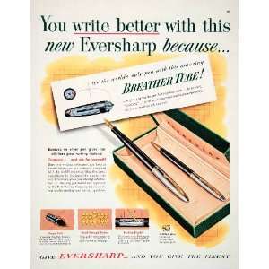  1951 Ad Eversharp Fountain Pen Mechanical Pencil Breather 