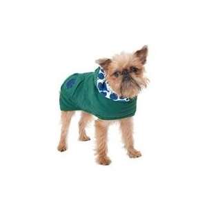QUILTED PAW BLANKET COAT, Color: GREEN; Size: SMALL (Catalog Category 