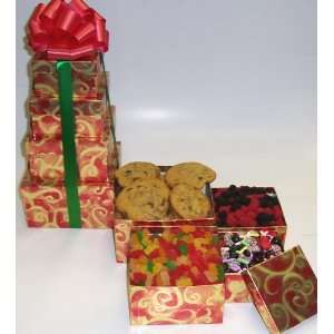   Gold Swirl Box Santas Sleigh Ride:  Grocery & Gourmet Food
