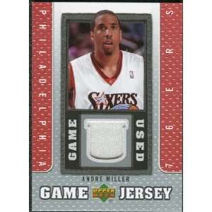   /08 Upper Deck UD Game Jersey #MI Andre Miller Sports Collectibles