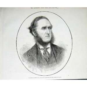  Sandon Portrait Mp Trade President Old Print 1878