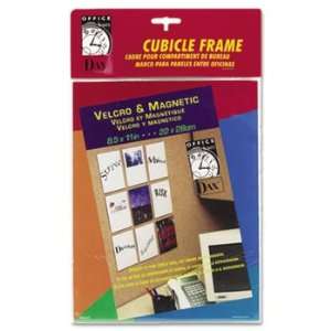 DAX Velcro Magnetic Cubicle Photo Document Frame, Acrylic, 8 1/2 x 11 
