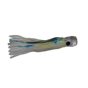 Saltwater Fishing Lure White, Yellow, Blue and Silver Specs FREE 