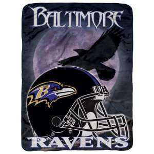  NFL Baltimore Ravens AGGRESSION 60x80 Super Plush Throw 